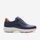 Clarks Tivoli Zip Navy Leather