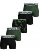 Bjorn Borg cotton stretch boxer multi 5 pack groen