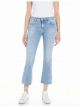 Replay faaby crop flair jeans light blue