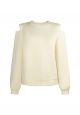 Aaiko gioya sweater whitecap gray