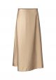 Aaiko lola satin skirt warm beige