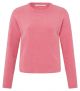 Yaya chenille sweater l/s morning glory pink