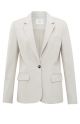 YAYA jersey tailored slim fit blazer beige