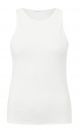 Yaya basic halter top crewneck slim fit star white