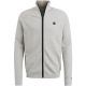 Cast iron zip jacket heather plated silver birch