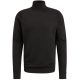 Cast Iron turtleneck cotton heather plated black