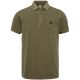 Cast Iron  polo cotton pique burnt olive