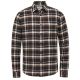 Cast Iron l/s shirt brushed yarn dyed check black