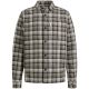 Cast iron l/s shirt yarn dyed check bungee cord