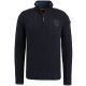 Pme Legend half zip collar cotton rib knit salute