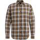 Pme legend l/s shirt twill yarndyed check brown