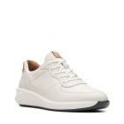 Clarks Un Rio Sprint Sneaker Wit leer/suede