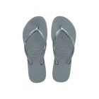 Havaianas slim slipper silver blue