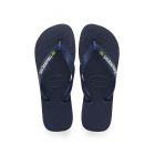 Havaianas brasil logo slipper navy blue