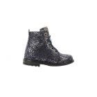 Develab Girls Mid Boot Laces Navy Fantasy