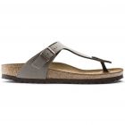 Birkenstock Gizeh Birko-Flor Nubuck Stone