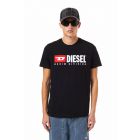 Diesel t-diegor-div magliette t-shirt zwart