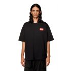 Diesel t-jnlabel-l1 t-shirt black