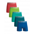 Muchachomalo 5-pack light cotton solid blue/green