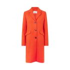 Modstrom pamela coat bright cherry