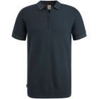 Cast Iron short sleeve polo cotton modal sea storm