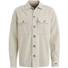 Cast iron l/s shirt solid ribcord silver birch