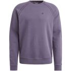 Cast Iron crewneck regular fit twill sweat purple