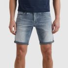 PME Legend skyrak denim shorts soft grey blue