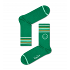 Happy Socks Striped 3/4 Crew Sock Green