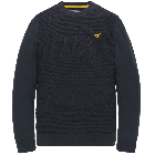 PME Legend crewneck cotton knit dark sapphire