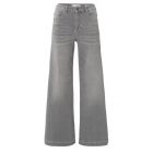 YAYA extra wide leg denim light grey denim L32