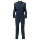 YAYA woven longsleeve jumpsuit space blue