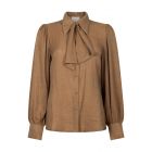 Aaiko veronne tie blouse oak