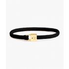 Pig Hen billy armband black gold