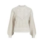 Object objnova stella cable knit pullover hummus