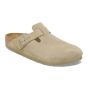 Birkenstock Boston Suede Faded Khaki