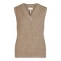 Object objmalena s/l knit waistcoat fossil