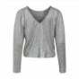 Object objlouise l/s deep back top silver