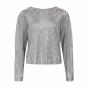 Object objlouise l/s deep back top silver