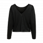 Object objlouise l/s deep back top black