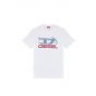 Diesel t-diegor-k74 t-shirt white