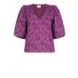 Aaiko cary jacquard top grape