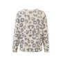 Yaya l/s sweater with all-over print sand dessin