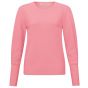 Yaya puff sleeve sweater morning glory pink