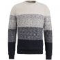 Cast Iron crewneck casual stripe dark sapphire