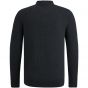 Cast iron mock neck fine bouclé jet black