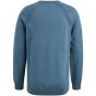 Cast iron crewneck cotton stretch bluefin