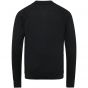 Cast Iron l/s polo cotton modal black