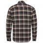 Cast Iron l/s shirt brushed yarn dyed check black