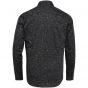 Cast Iron l/s shirt print on poplin stretch black